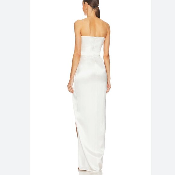 NWT SAU LEE Priyanka Dress in Ivory size 0 - Picture 2 of 7